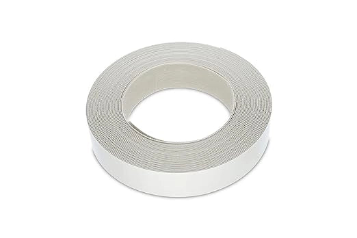 BORDO IN LAMINATO PRE-INCOLLATO PER MENSOLA h 22 mm x 5 mt - Col. Bianco