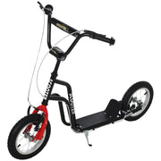 Monopattino per Bambini +5 Anni ¨C Xylo ¨C Manubrio Regolabile, Struttura in Acciaio, Portata 100kg, Nero