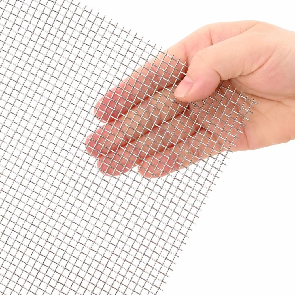 Rete per schermatura 80 x 200 cm 6 Mesh Argento 42039653