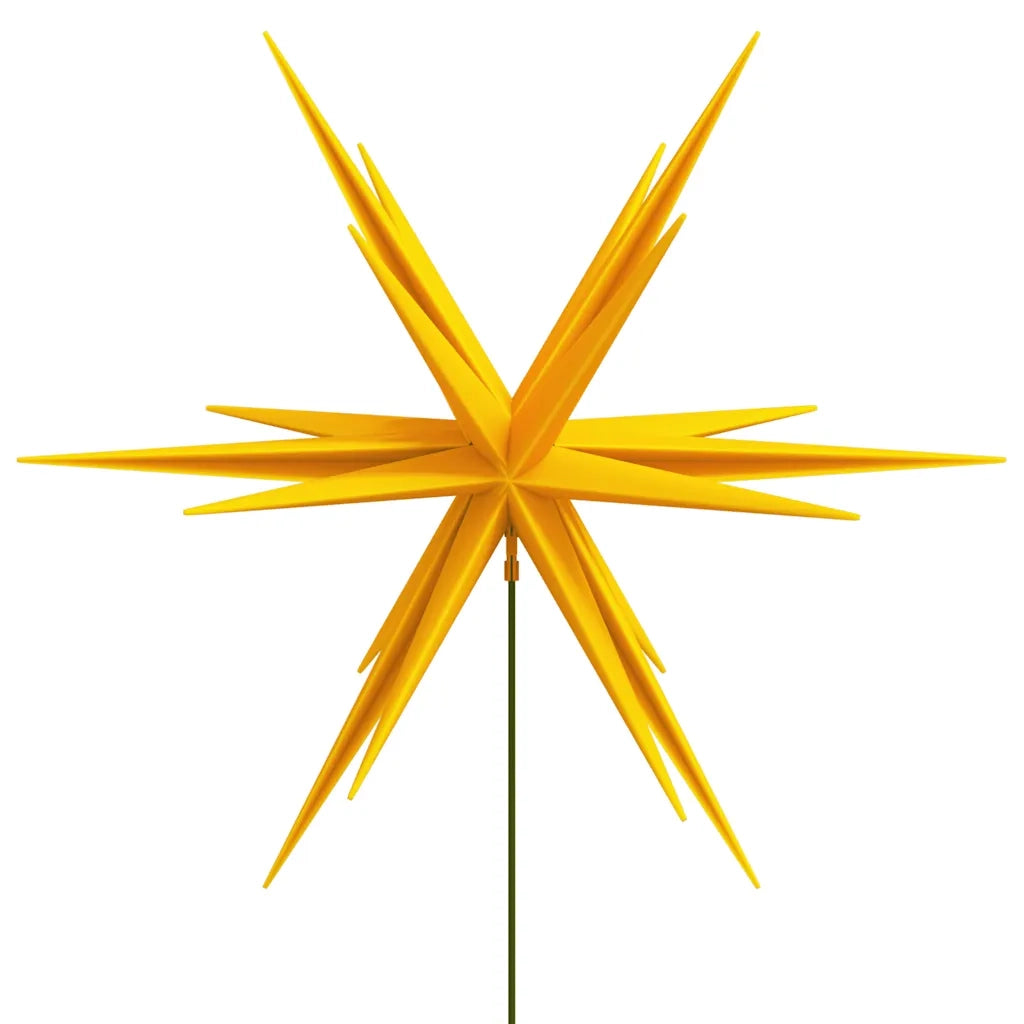 Luce di Natale con Picco Terra e LED Pieghevole Gialla 57 cm 356192
