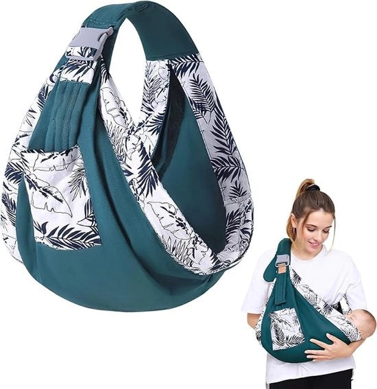 Carriera trasportabile per neonati e bambini, trasportabile, adatto per bambini da 0 a 15 kg, verde