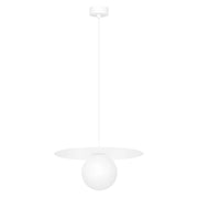 Lampada a sospensione ROBIN bianca Ø25 1 luce G9 Kaja