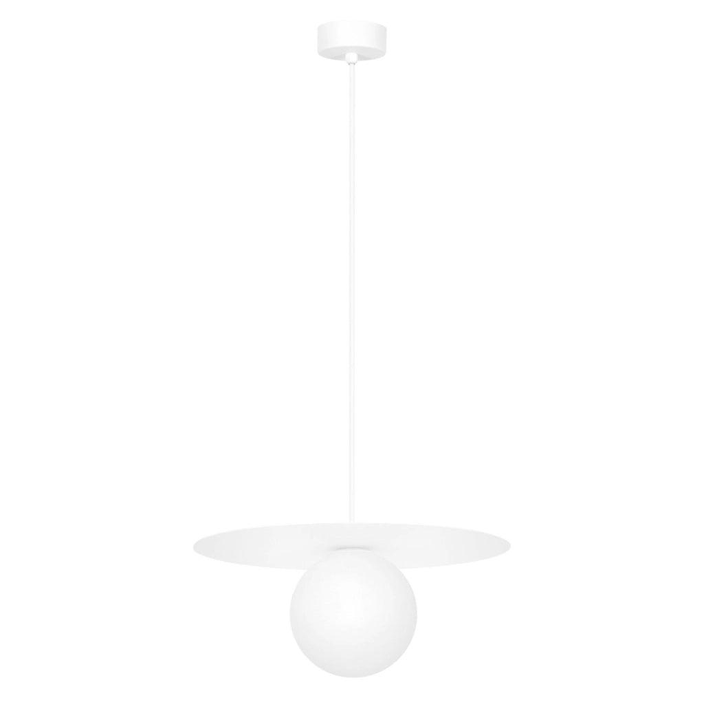Lampada a sospensione ROBIN bianca Ø25 1 luce G9 Kaja