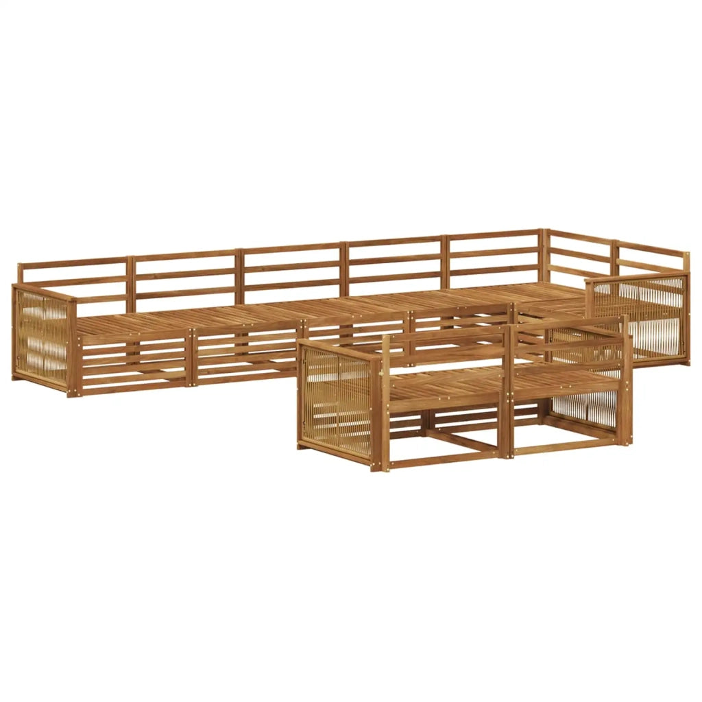 Set di divani da esterno 8 pcs Naturale 3383507