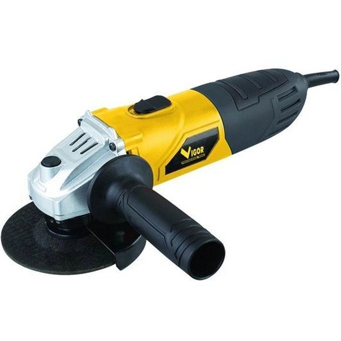 Vigor 9022702 VSM-115P Smerigliatrice Angolare 600 W Attacco M14 12000 rpm Impugnatura Ergonomica Soft-Grip colore Nero