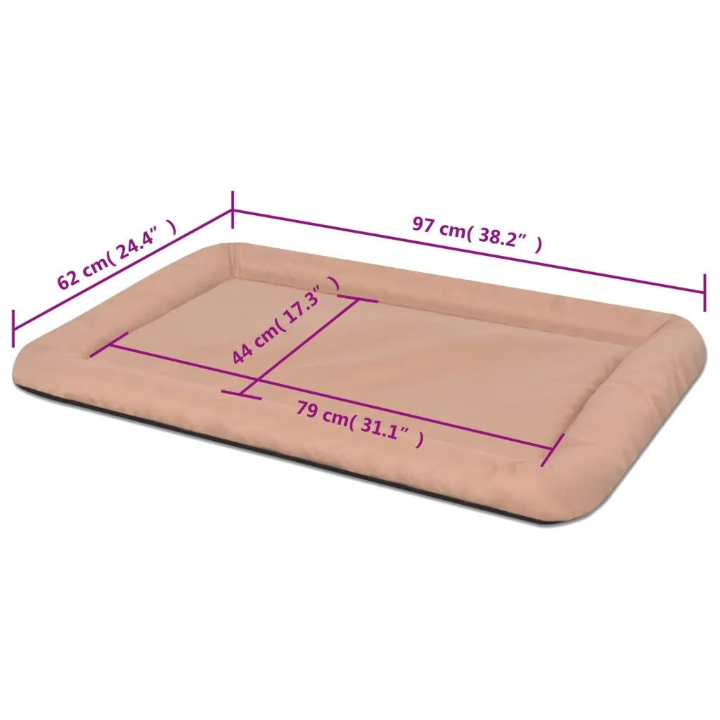 Materasso per Cani-Materasso per animali domestici Taglia XXL Beige 865883