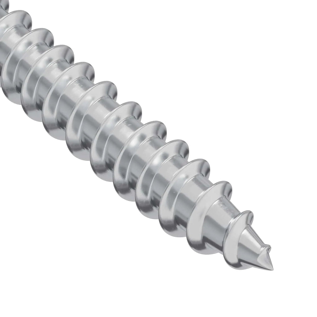 Viti in Legno 8451 pcs Argento Acciaio