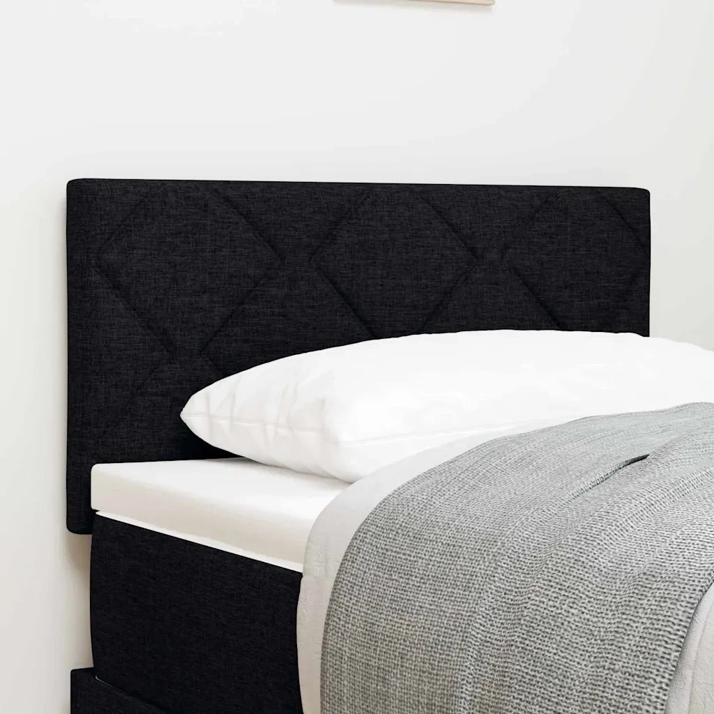Testiera | Testata LED Nero 80 cm Tessuto