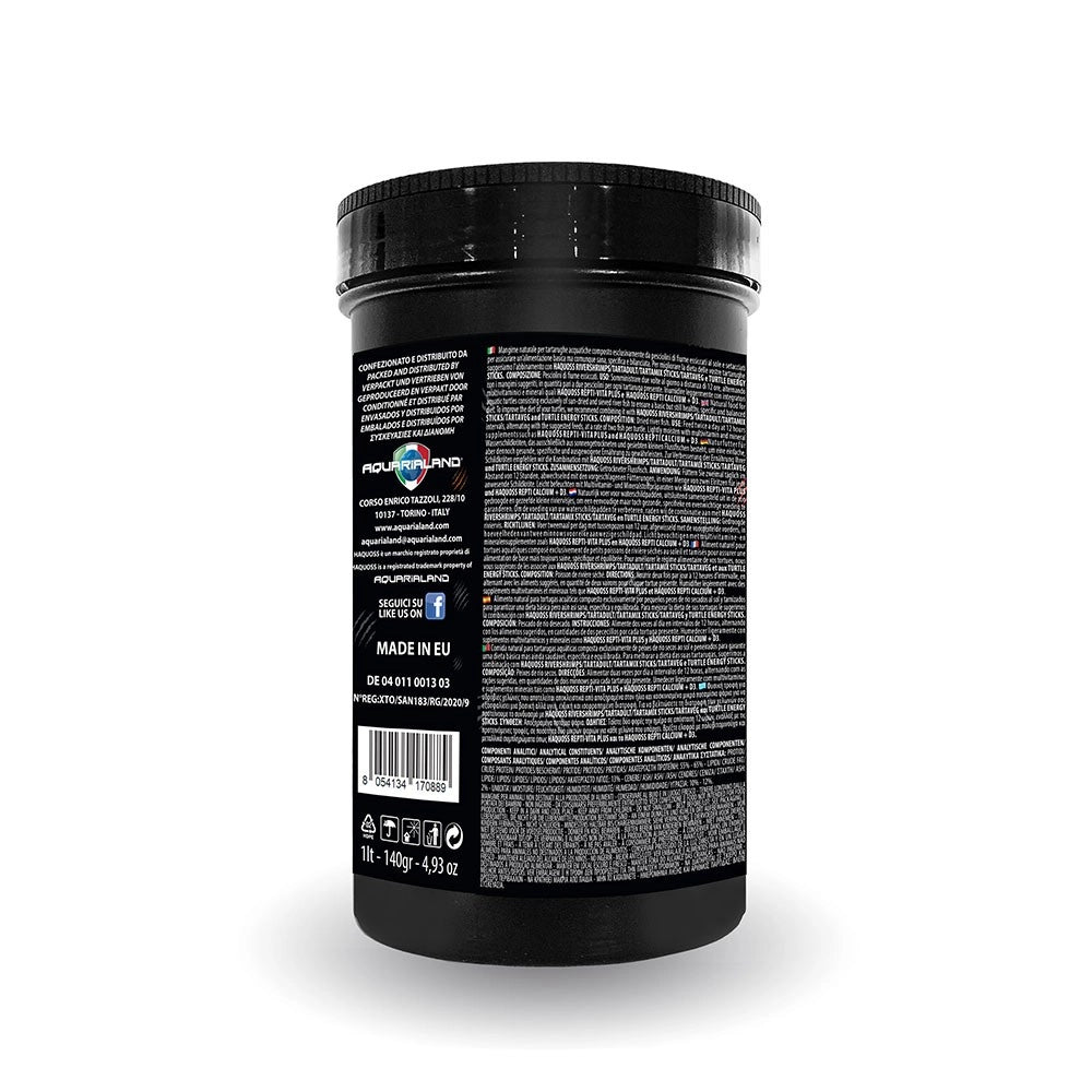 Haquoss Dried Fish 1000ml - Pesci secchi per tartarughe acquatiche adulte