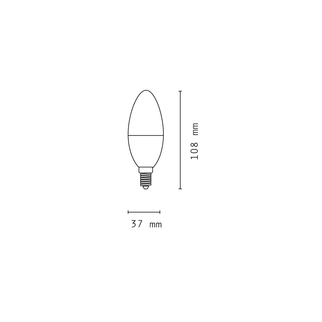 Lampada led ad oliva con attacco E14 RGBW 3W