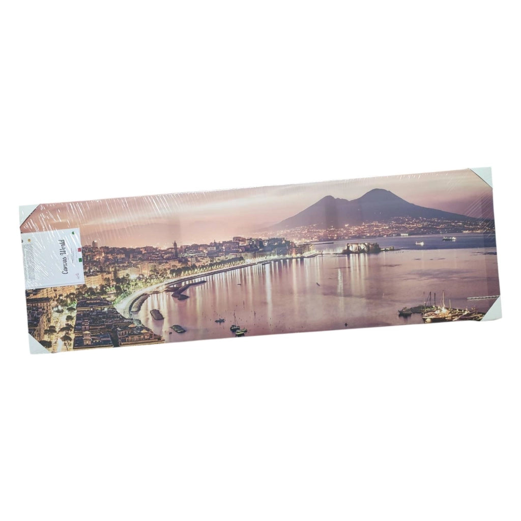 Quadro di tela "Napoli Vesuvio night"