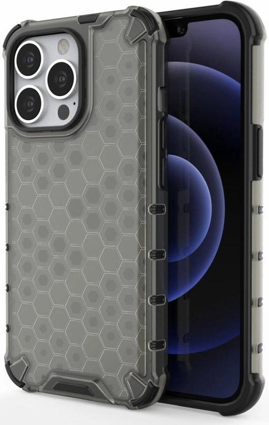 Hoes per Honinggraat per iPhone 13 Pro Nero