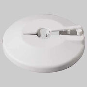 ROSETTA IN PLASTICA BIANCA  18 ferro 3/8     MADE IN ITALY