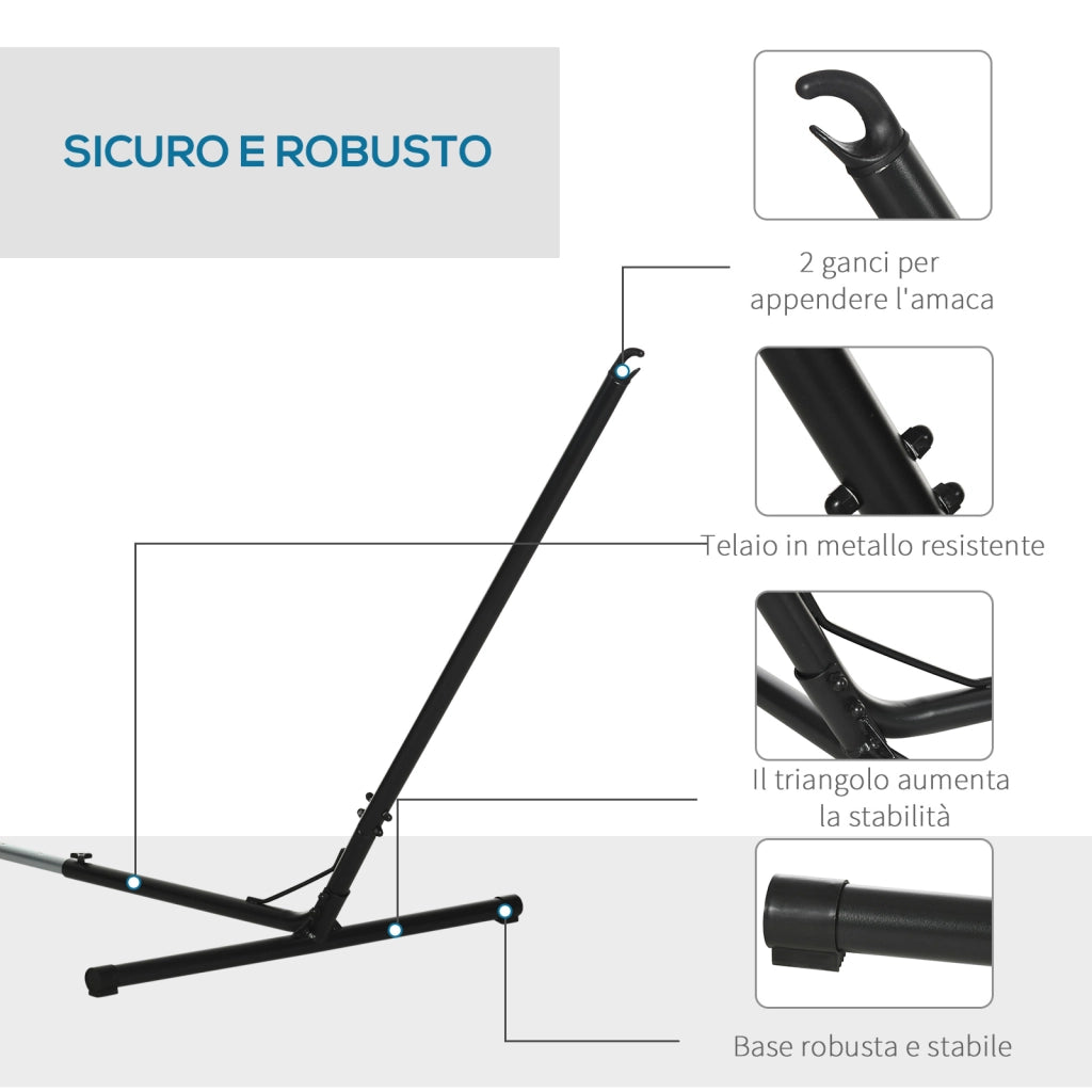 Supporto per Amaca Regolabile ¨C Minimal ¨C Grigio