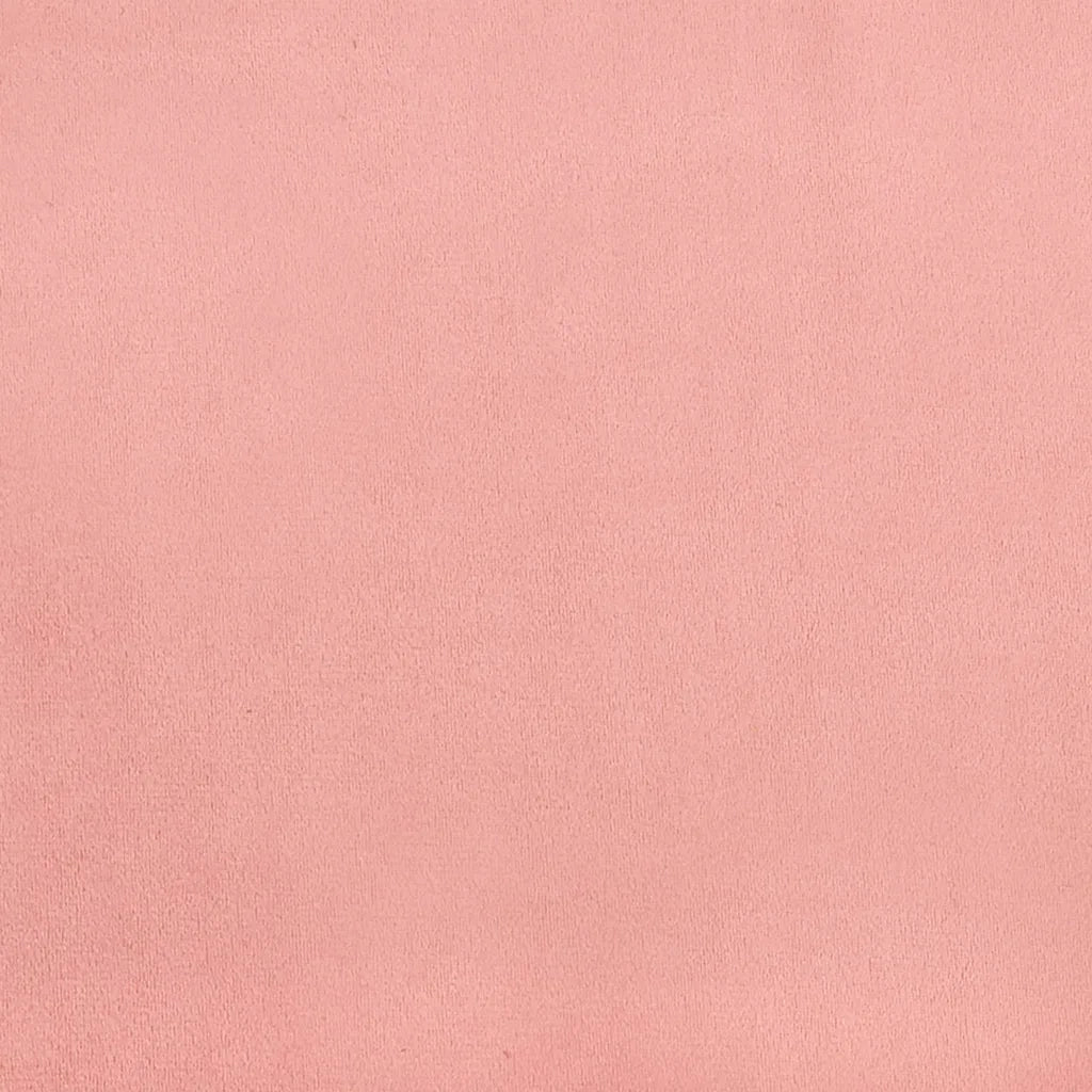 Letto singolo | Letto per adulti | Giroletto con Testiera senza Materasso Rosa 80x200 cm Velluto