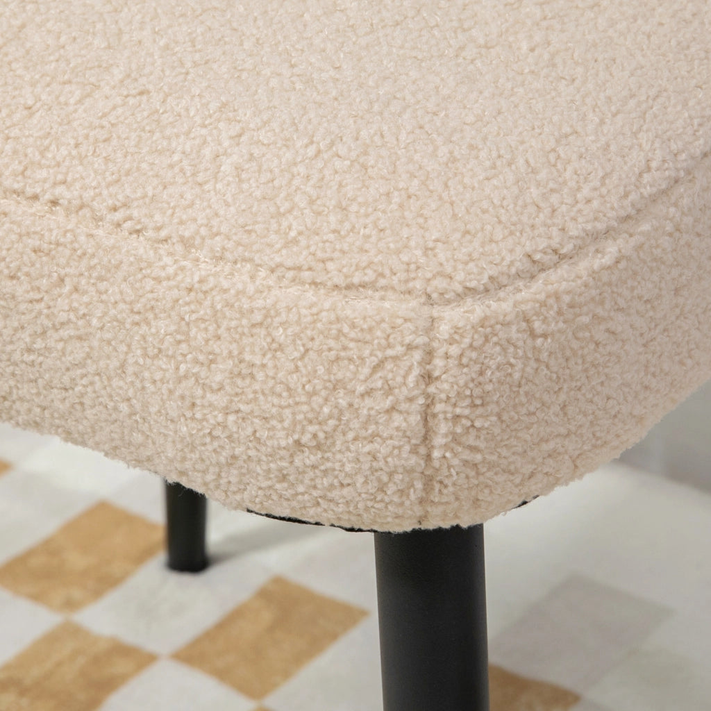 Pouf Teddy ¨C Minimal ¨C Beige