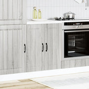 Mobile Base Lavello Lucca Grigio Sonoma in Legno Multistrato 853683