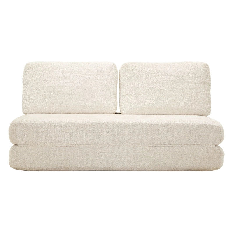 Divano/letto Faster Bianco cm 150x100x80 (compresso-misura Letto Cm213x150x18)