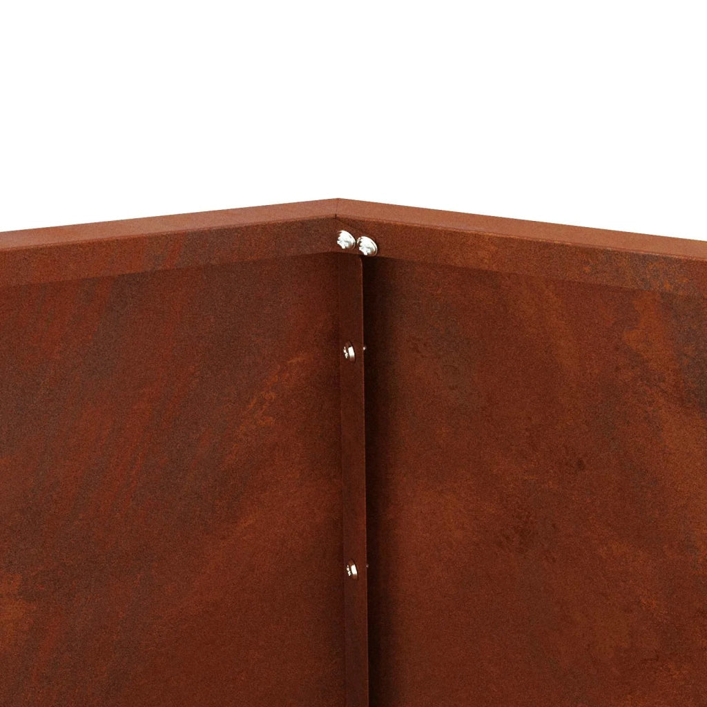 Fioriera | Cassetta per fiori | Vaso Ruggine 75 x 75 x 60 cm