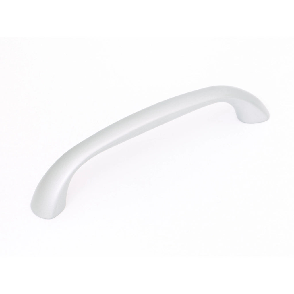 MANIGLIA MODERNA IN METALLO ARGENTO 96MM TIPO A