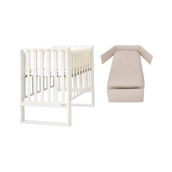 Set lettino infanzia evolutivo italbaby 070 1100 14 infinito bianco e