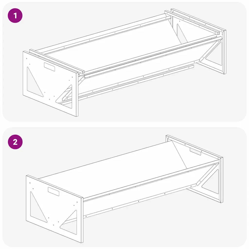 Abbeveratoio per bestiame Argento 108 x 50 x 28 cm CFW6254728