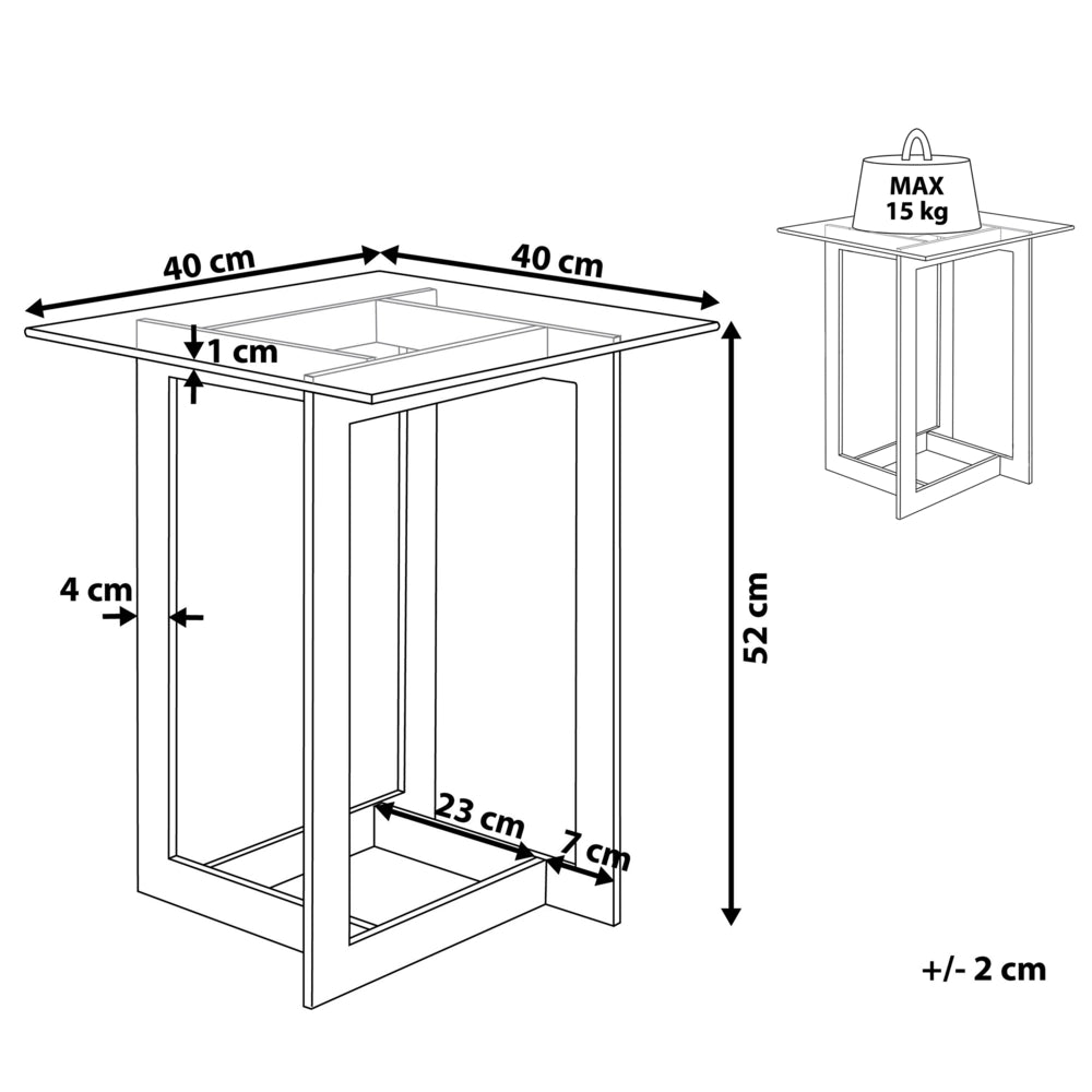 Tavolino Chiaro Trasparente Argento Quadrato Piano Tavolo In Metallo Base In Metallo Design Moderno
