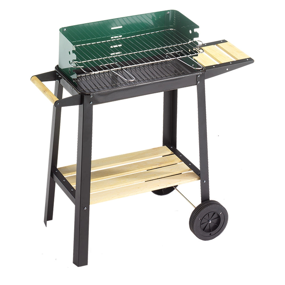 1pz barbecue '50-25 green/w' cm. 50x25 - h. cm. 77 cod:ferx.8038120nlm