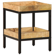 Tavolo laterale | Tavolino Marrone 35 x 35 x 45 cm Legno di mango massello