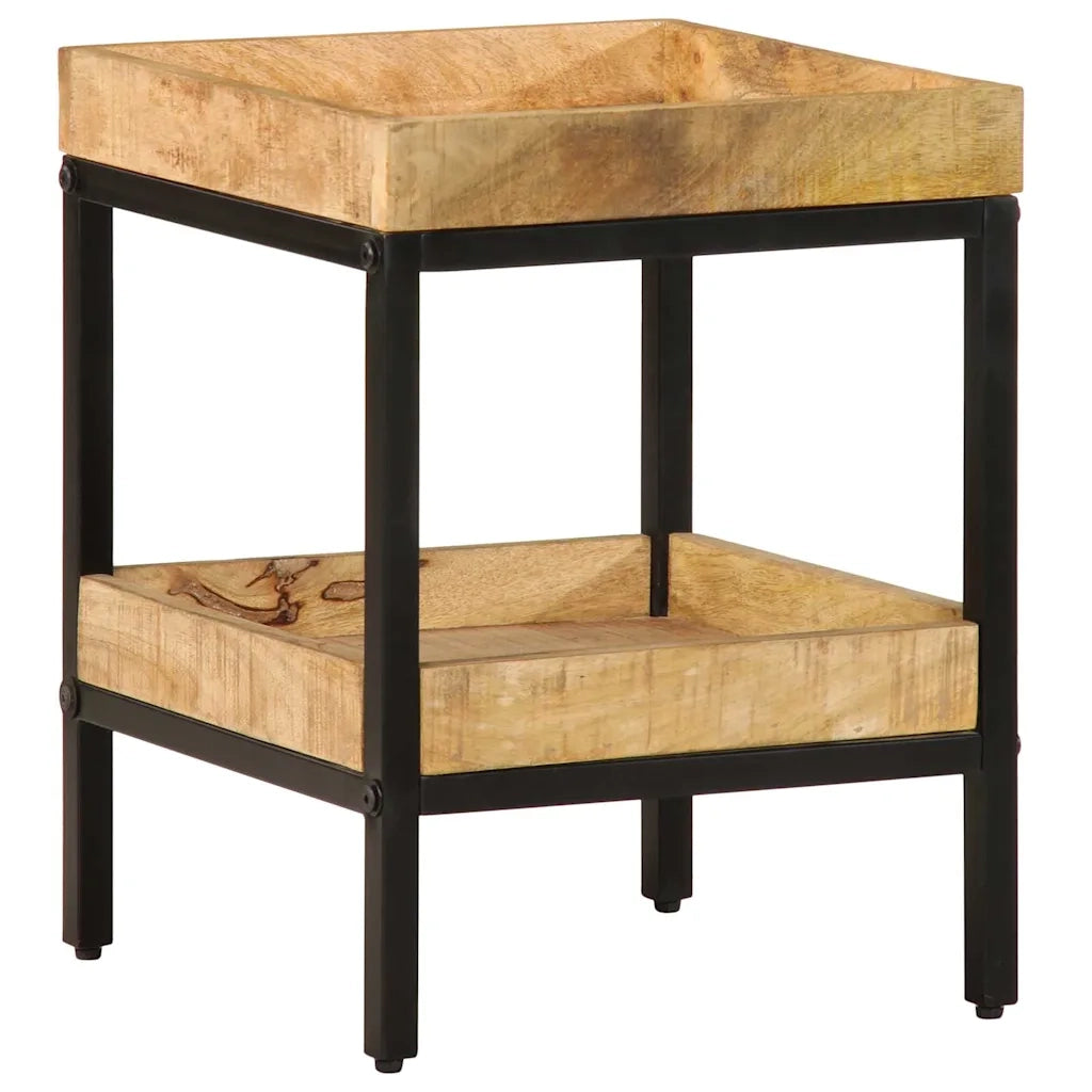 Tavolo laterale | Tavolino Marrone 35 x 35 x 45 cm Legno di mango massello