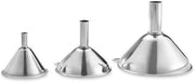 Set di trattamento per cucina in acciaio inossidabile - Set a tre pezzi - Filtro alimentare - Mini-collettore - Ideale per liquidi - Resistente alla corrosione