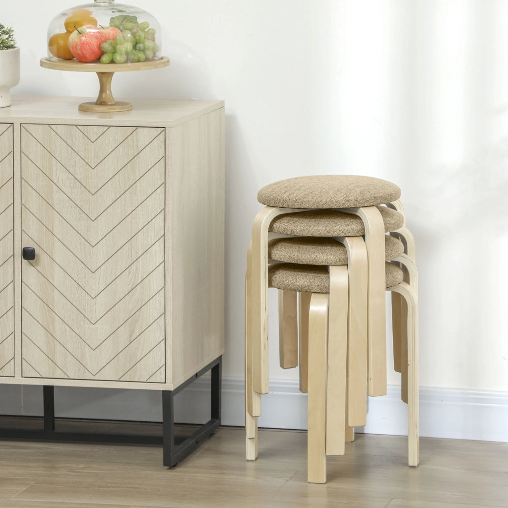 Poltrona imbottita ¨C Minimal ¨C Khaki 40x40x45 cm