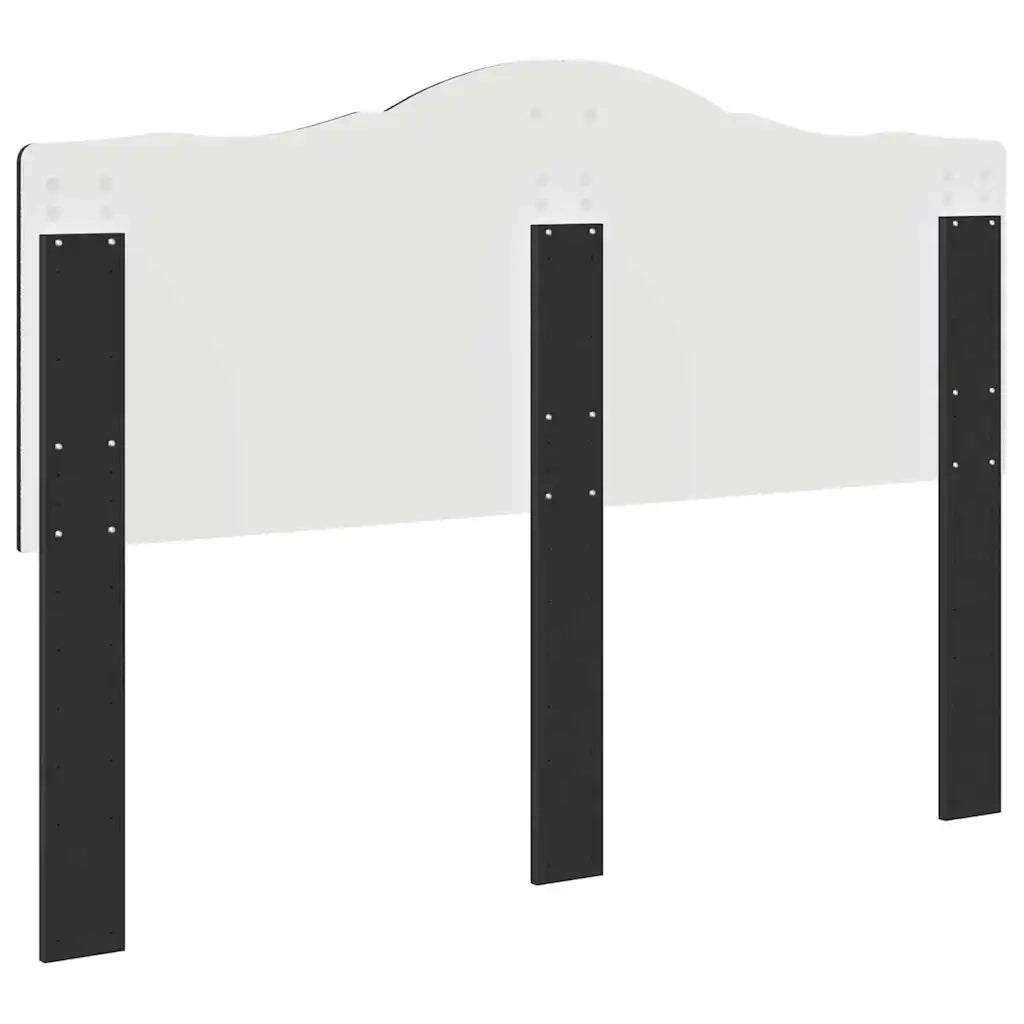 Testiera-Testata-Testiera Decorativa Rovere Nero 140 cm Legno multistrato 251868