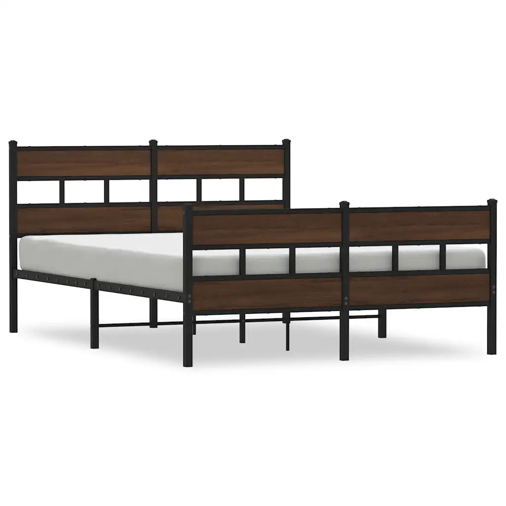 Giroletto senza Materasso con Testiera e Pediera-Struttura Letto 140x190 cm