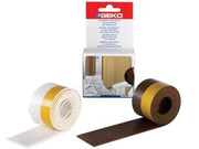 PARAFREDDO ADESIVO IN PVC ESPANSO PER PORTE SOFT- - cm.3.8x100 bianco - 4 pezzi GEKO