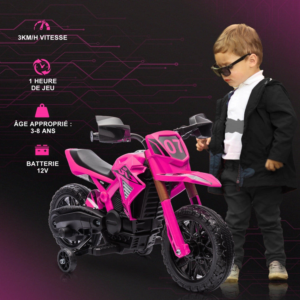 Moto per Bambini Elettrica ¨C Minimal ¨C Rosa