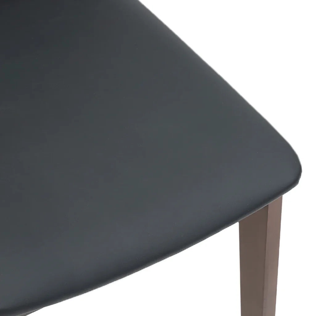 Sedie da Pranzo con Cuscini 2pz Marrone Legno Massello di Hevea 4102444