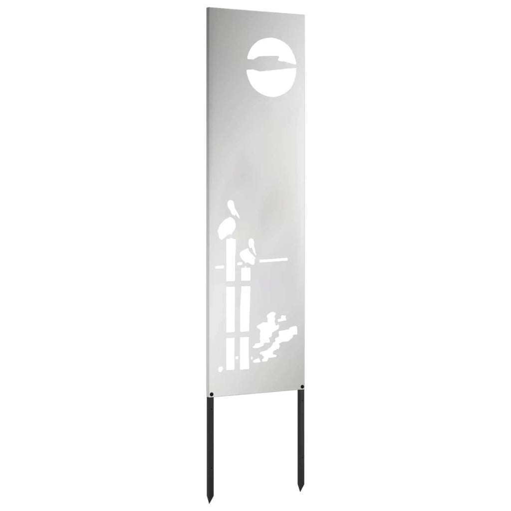 Schermo per privacy in giardino Traforo Argento 32 x 140 cm 876250