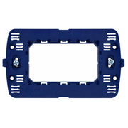 Supporto 503 3Mod + Viti Style Blu SD88003 Compatibile Bticino Living