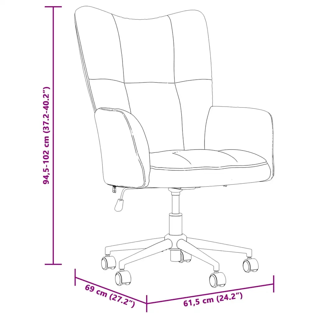 Divano Sedia-Poltrona Relax Marrone in Velluto 464837