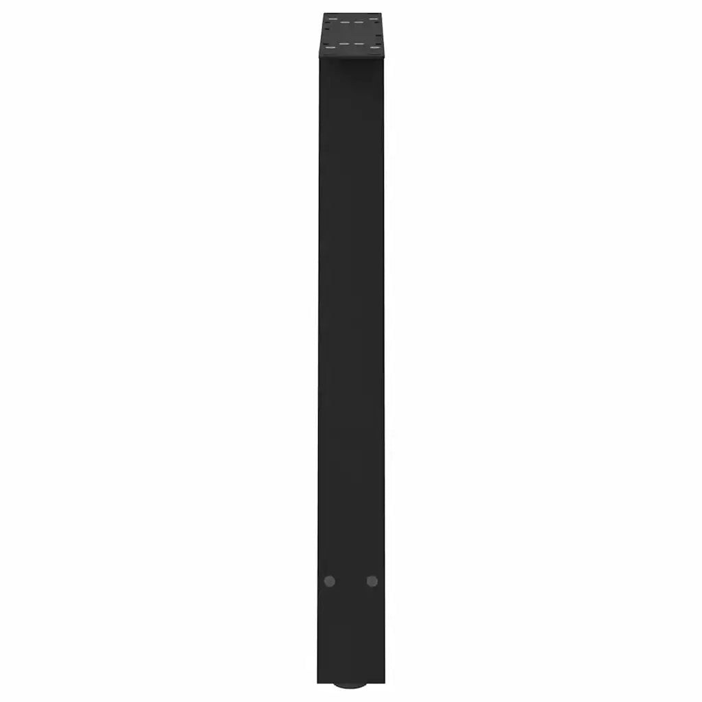 Gambe per tavolo da pranzo a forma di A 2 pz | Piede del tavolo nere 80x(72-73) cm in acciaio