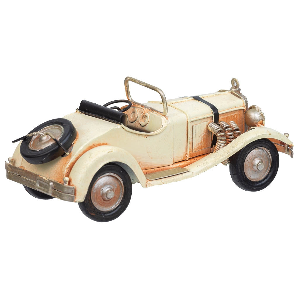 Auto in metallo marrone 16,5x7x6,5h