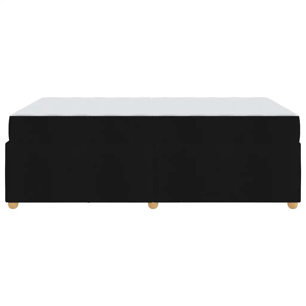 Struttura del letto con materasso Nero 120 x 190 cm Tessuto 3399344