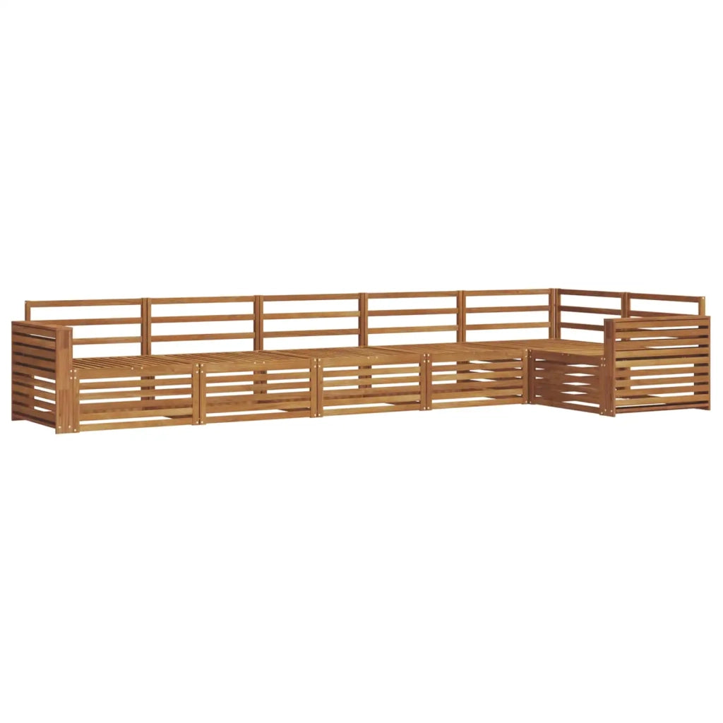 Set di divani da esterno 6 pcs Naturale 3373544