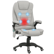 Sedia da ufficio ergonomica con massaggio e riscaldamento ¨C Xylo ¨C schienale reclinabile grigio