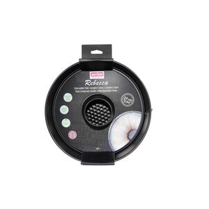 TORTIERA APRIBILE DOPPIO FONDO REBECCA 24CM- FACKELMANN- 3,0 pz