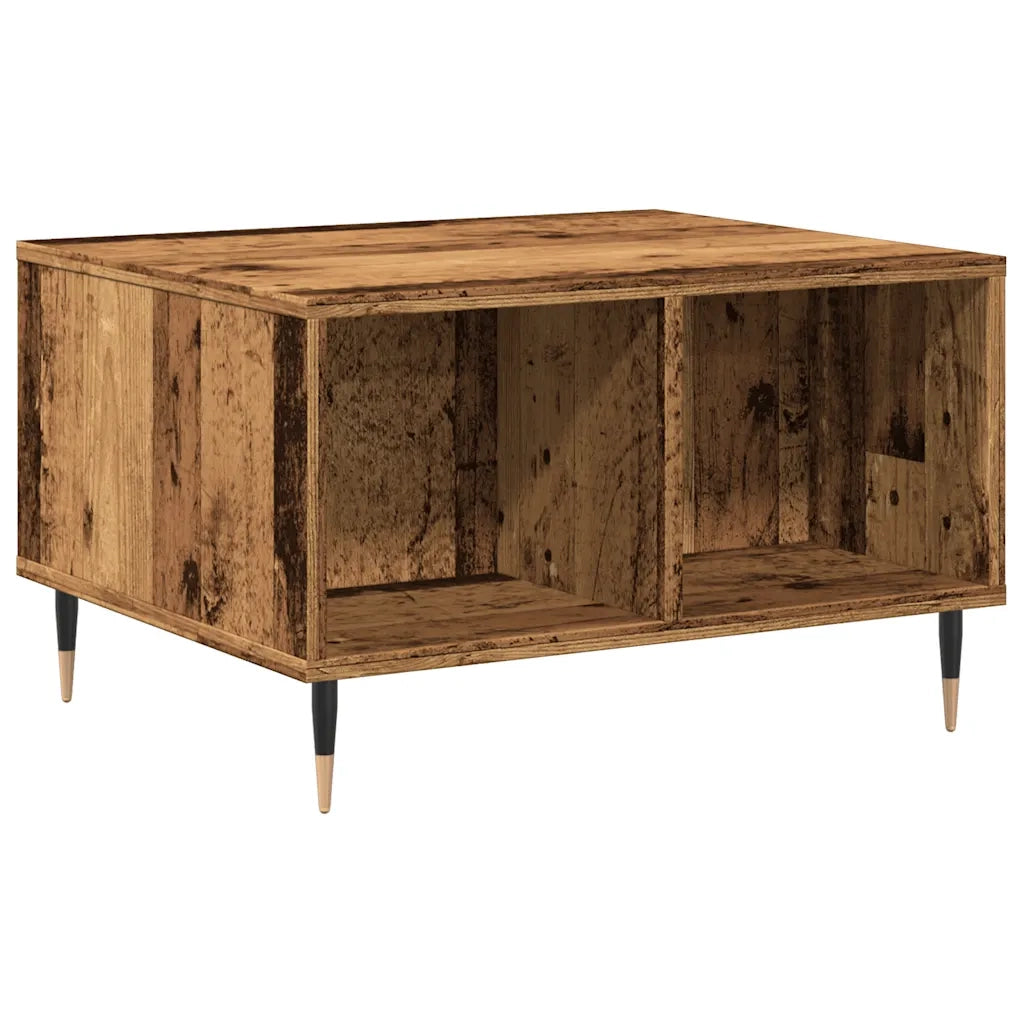 Tavolino da Salotto-Tavolino da soggiorno-Tavolo Legno Antico 60x50x36,5cm Legno Multistrato