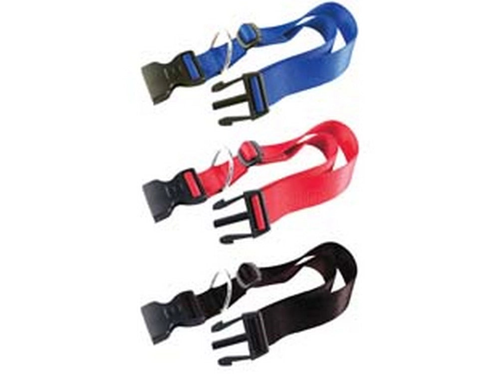 2pz collare nylon classic per cani - cm.30-44 colore blu c15/44 cod:ferx.fer146449