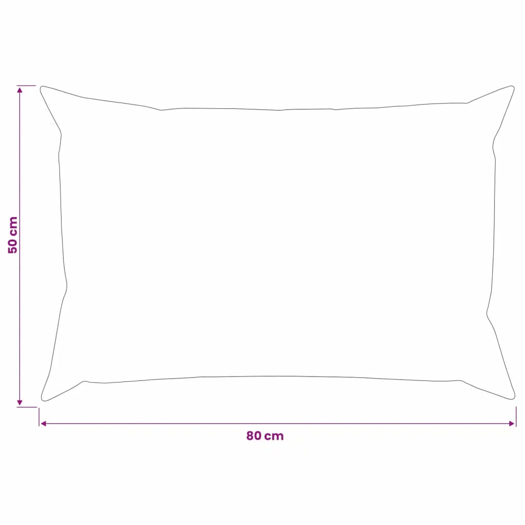 Federa 2 pcs HEERLEN Blu Reale 50 x 80 cm Poliestere 912039
