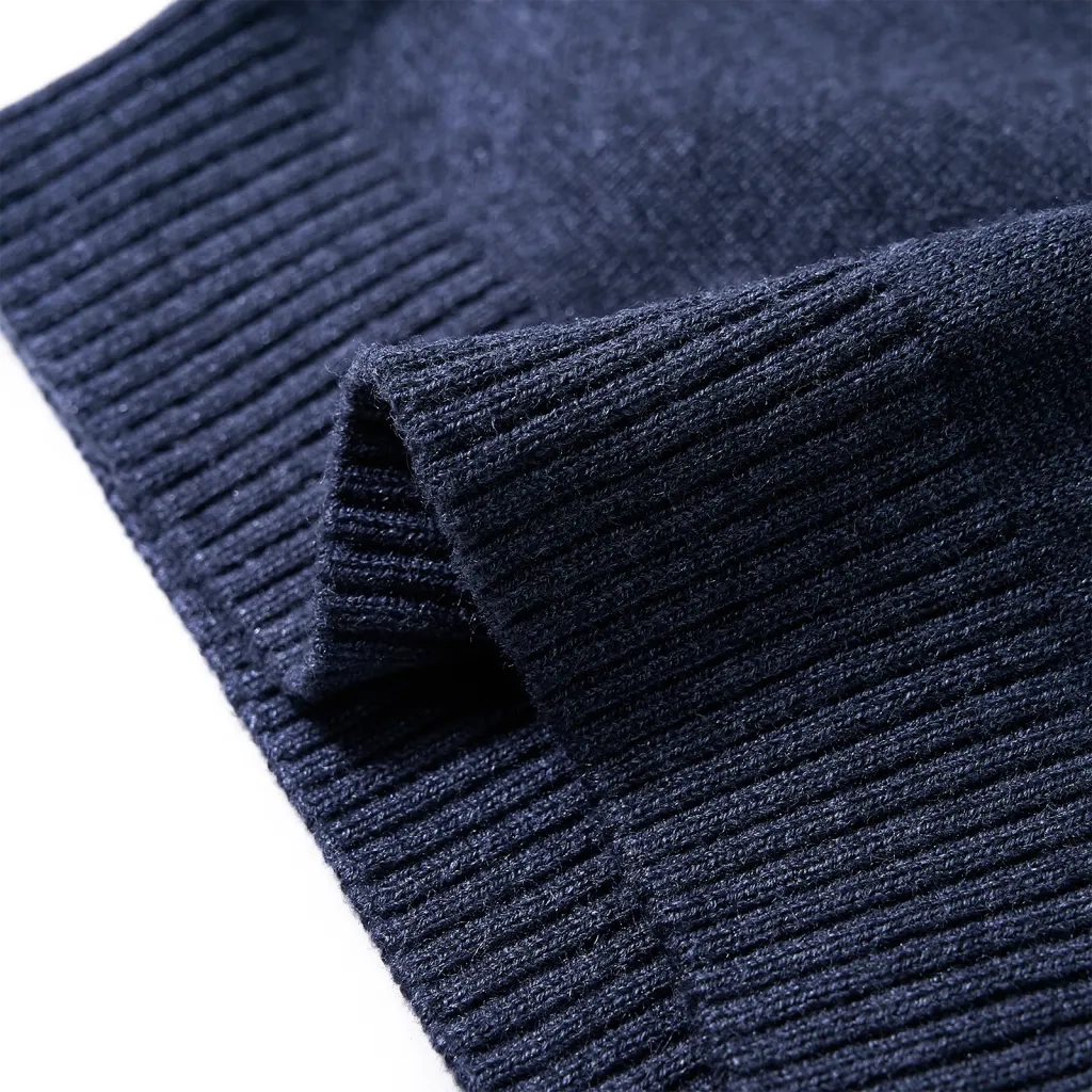 Maglione per Bambini Lavorato a Maglia Blu Marino 116 14501